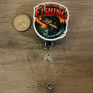 Fish badge reel